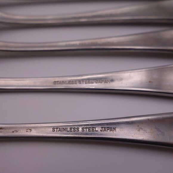 Set of Twelve(12) Stainless Steel Japan Cocktail Forks - Picture 13 of 13
